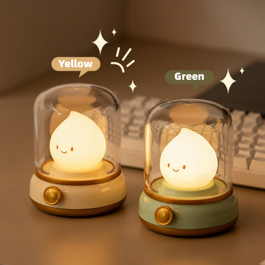 Retro Small Night Lamp Bedroom Mini
