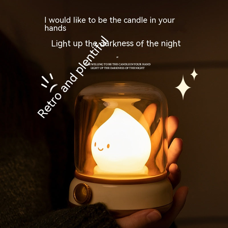 Retro Small Night Lamp Bedroom Mini